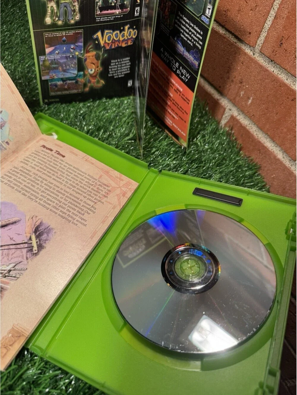 Crimson Skies: High Road to Revenge Xbox Disc, Case & Manual
